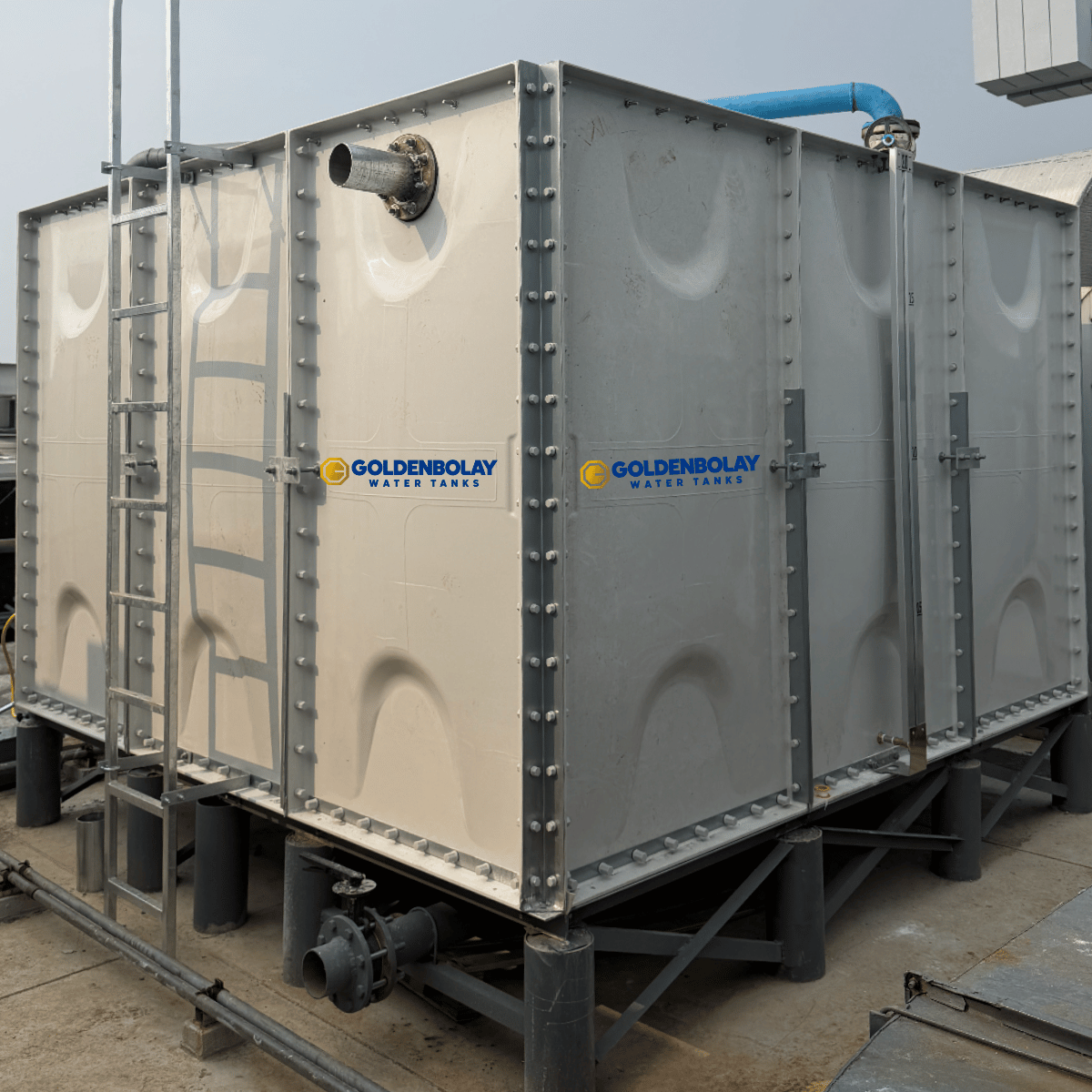 Caloocan hospital modular water tank