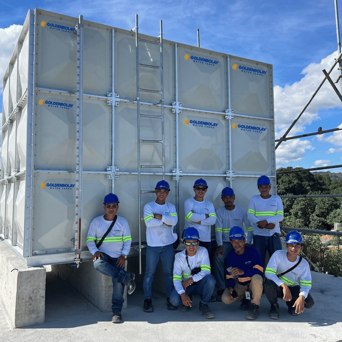 Clark industrial modular water tank